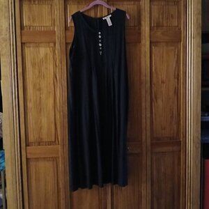 SWEET JESSE black sleeveless dress sz L tall woman's
